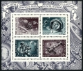 Russia 3840-3841, 3844 ad sheet