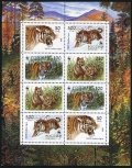 Russia 6178-6181a block, 6181b sheet