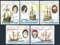 Saharaui Republic 1990 Columbus set 5/souv sheet