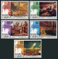 Samoa 428-432, 432a sheet mlh