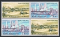 San Marino 798-799a block/2 pairs