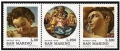 San Marino 869-871a strip