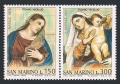 San Marino 895-896a pair m;h