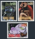 Sierra Leone 2128-2130, 2131 sheet