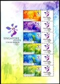 Singapore 1154 2 var sheets