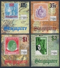 Singapore 349-352, 352a sheet