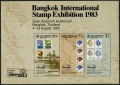 Singapore 423-425, 425a sheet