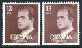 Spain 2185 & phosphor Michel 2489x-2489y