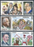 Spain 2319-2324a pairs