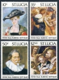 St Lucia 434-437, 437a sheet