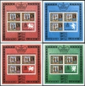 St Lucia 438-441 sheets