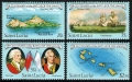 St Lucia 583-586, 586a sheet