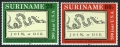 Surinam 458-459 mlh