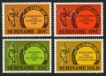 Surinam 568-571, 571a sheet