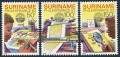 Surinam 600-602, 602a sheet