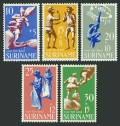 Surinam B157-B161, B159a sheet