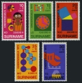 Surinam B187-B191, B189a sheet