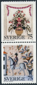 Sweden 1023-1024a booklet, 1025-1026a Coil stamps