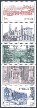 Sweden 1326-1330 strip