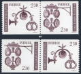 Sweden 1384-1385a pair