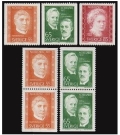 Sweden 909-911. 913-914 pairs