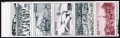 Sweden 994-998a strip