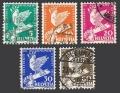 Switzerland 210-214 used