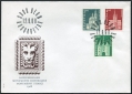 Switzerland 440-445, 447/450 2 FDC