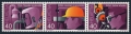 Switzerland 659-661a strip