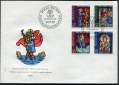 Switzerland B382-B385 FDC