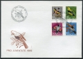 Switzerland B386-B389 FDC