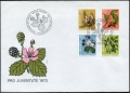 Switzerland B418-B421 FDC