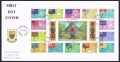 Tuvalu 388 an sheet FDC