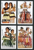 Tuvalu 582-585 SPECIMEN