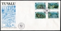 Tuvalu 617-620 FDC