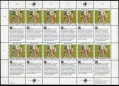 UN Vienna 108-109 ac/4 sheets