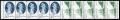 United States 1732-1733 strip