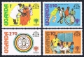 Uganda 223-226, 226a sheet