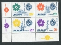 Uruguay 779-782a block