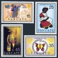 Vanuatu 315-318, 318a sheet