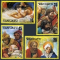 Vanuatu 342-345, 345a sheet