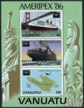 Vanuatu 419-421, 421a sheet