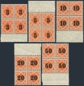 Germany Wurttemberg O89-O93 blocks/4