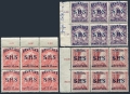 Yugoslavia S.H.S. Croatia 2LB1-2lb3 blocks/6