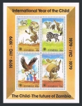 Zambia 196-199, 199a sheet
