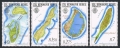 Seychelles Zil Elwannyen Sesel 46-49, 49a sheet