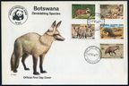 Botswana 182-186 FDC