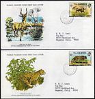 Gambia 341-344 FDC