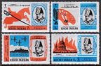 Sharjah-Khor Fakkan 46A-49A, 50-53 Bl.2A, 2B Michel