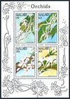 Malawi 578-581, 581a sheet